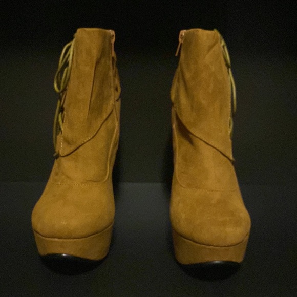 Faux Suede Booties - Picture 3 of 9